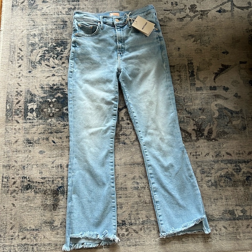 MOTHER The insider crop Step Fray Size 26